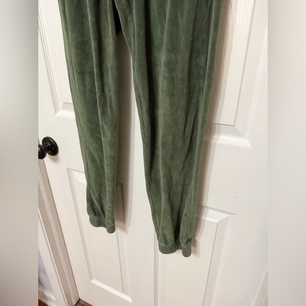 STARK X velour jogger pants‎ in green size small - Picture 4 of 7